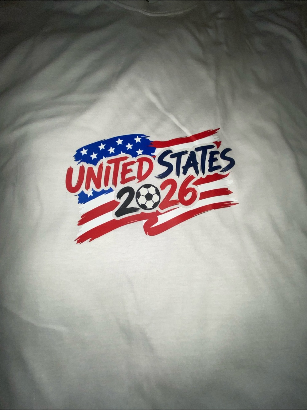 United States 2026 Soccer world  cup Graphic Tee - White L unisex’s
